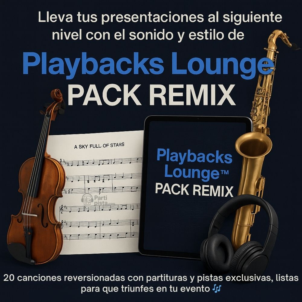 El setlist que todo músico de eventos necesita - Pack Playbacks Lounge™